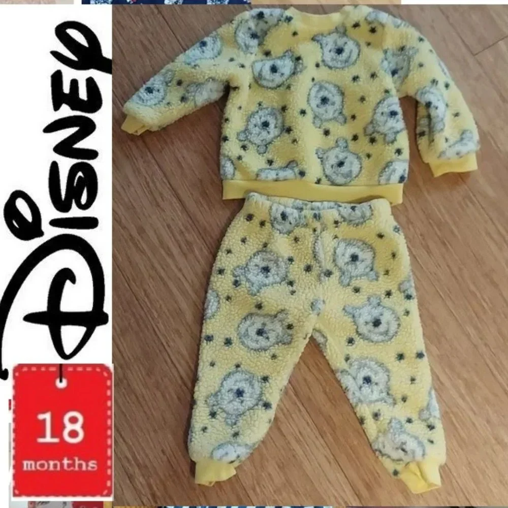Pooh two piece fleece outfit, 18 months